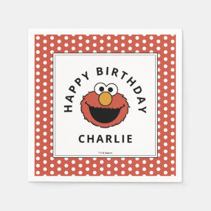 Sesame Street   Elmo - First Birthday Napkin