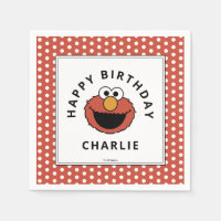 Sesame Street | Elmo - First Birthday Napkins