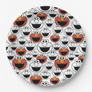 Sesame Street Elmo - First Birthday Paper Plates
