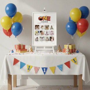 Sesame Street Elmo First Birthday Poster