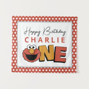 Sesame Street Elmo - First Birthday Tapestry