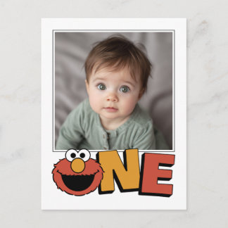 Sesame Street | Elmo - First Birthday Thank You Po Postcard
