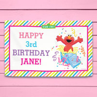 Sesame Street | Elmo Girl's Birthday Banner