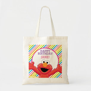 Sesame Street Elmo Girl's Birthday Tote Bag