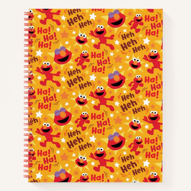 Sesame Street | Elmo Ha! Ha! Ha! Pattern Notebook (Front)