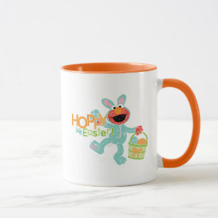 Sesame Street - Elmo   Hoppy Easter Mug