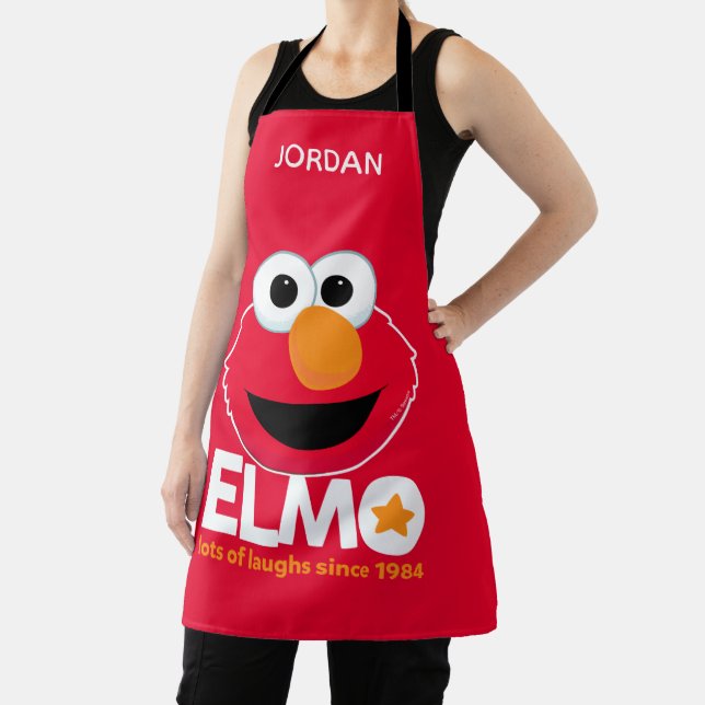 Sesame Street | Elmo Lots of Laughs Add Your Name Apron (Insitu)