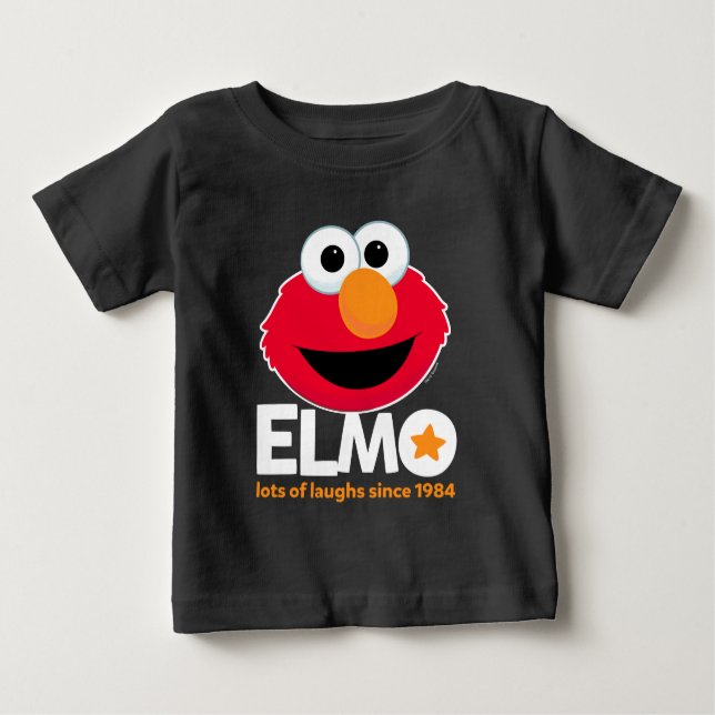 Sesame Street | Elmo Lots of Laughs Since 1984 Baby T-Shirt (Front)