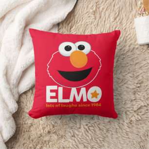 Sesame Street Elmo Lots of Laughs Since 1984 Cushion