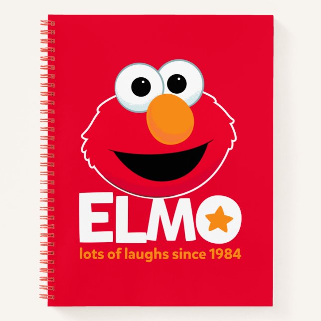 Sesame Street | Elmo Lots of Laughs Since 1984 Notebook (Front)