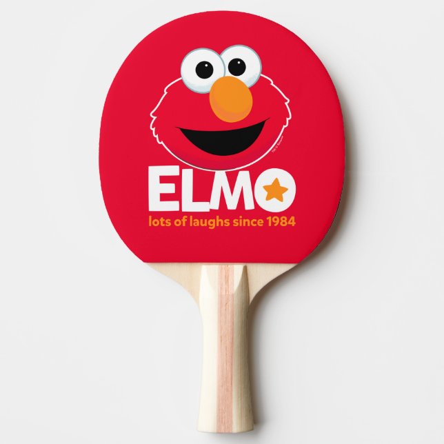 Sesame Street | Elmo Lots of Laughs Since 1984 Ping Pong Paddle (Front)