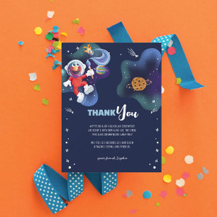 Sesame Street Elmo - Out of This World Thank You Card