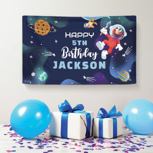 Sesame Street   Elmo Outer Space Happy Birthday Banner