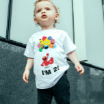 Sesame Street | Elmo & Pals - 2nd Birthday Baby T-Shirt<br><div class="desc">Watch out Elmo, don't lift off with those colourful balloons. Wait, those are your old friends from Sesame Street. Big Bird, Bert, Cookie Monster and more! Why, they're here to wish a very happy birthday to kids around the world with this cute sticker design. Personalise with a heartfelt message for...</div>