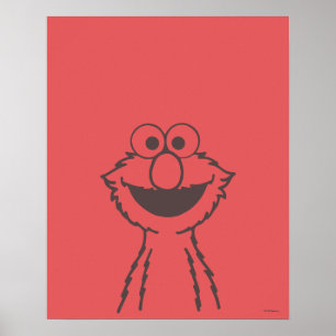 Sesame Street Elmo Poster