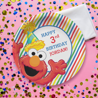 Sesame Street | Elmo - Rainbow Birthday Paper Plate