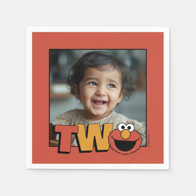 Sesame Street | Elmo - Second Birthday Napkins (Front)