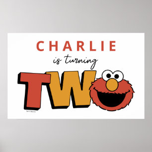 Sesame Street   Elmo - Second Birthday Poster