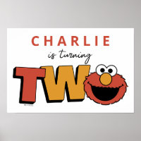 Sesame Street | Elmo - Second Birthday Poster