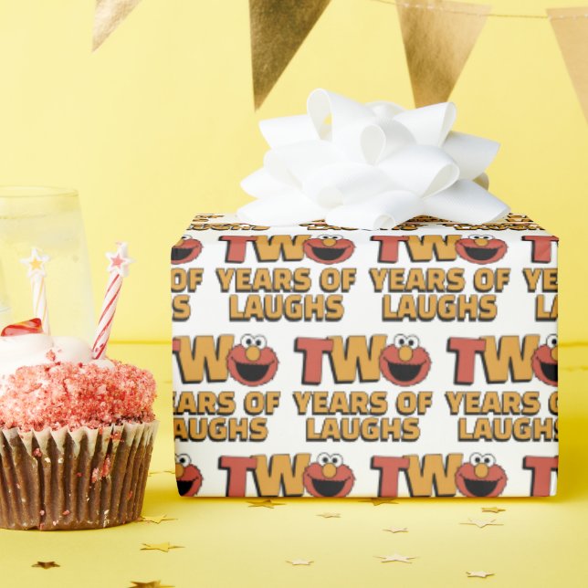 Sesame Street | Elmo - Second Birthday Wrapping Pa Wrapping Paper (Birthday Party)
