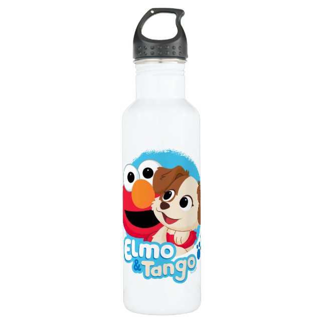 Sesame Street | Elmo & Tango Badge 710 Ml Water Bottle (Front)