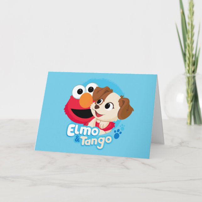 Sesame Street | Elmo & Tango Badge Card (Front)