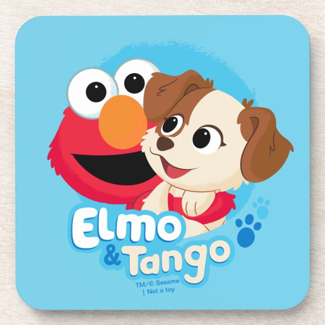 Sesame Street | Elmo & Tango Badge Coaster (Front)