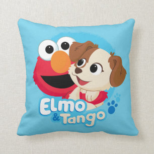 Sesame Street   Elmo & Tango Badge Cushion