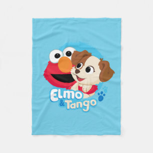 Sesame Street   Elmo & Tango Badge Fleece Blanket