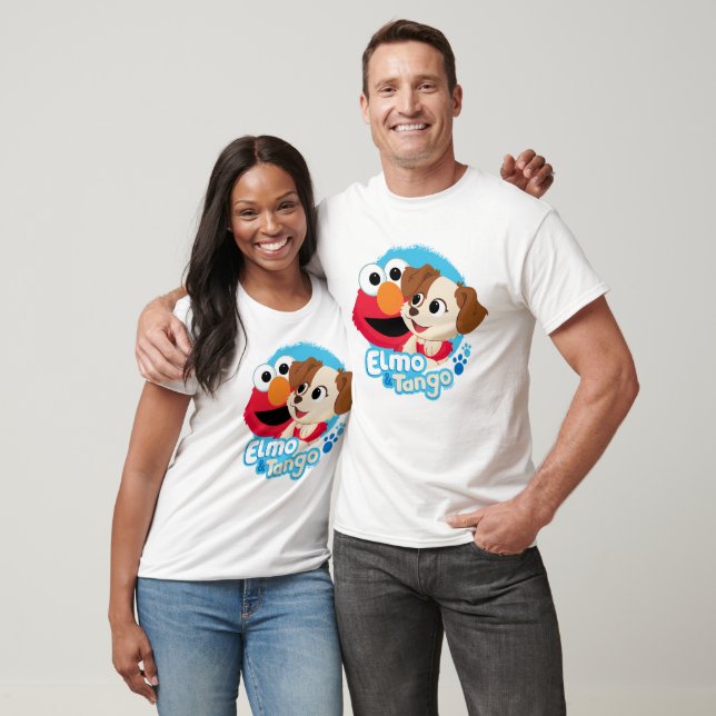 Sesame Street | Elmo & Tango Badge T-Shirt (Unisex)