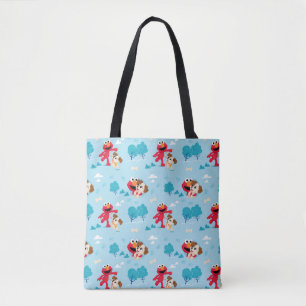 Sesame Street Elmo & Tango Pattern Tote Bag