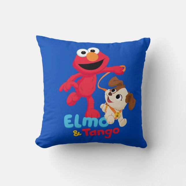 Sesame Street | Elmo & Tango Running Cushion (Front)