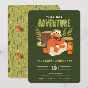 Sesame Street - Elmo   Time for Adventure Invitation
