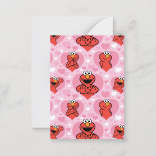 Sesame Street   Elmo Valentine Pattern Card