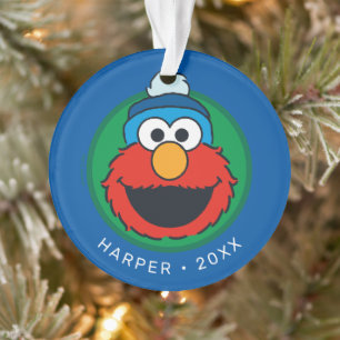 Sesame Street Elmo Winter Elmo Beanie Ornament
