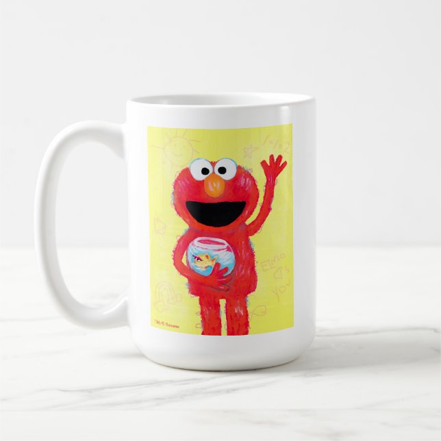 Sesame Street | Elmo with Goldfish Coffee Mug (Left)