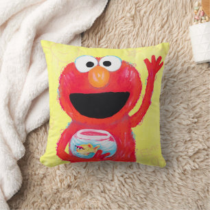 Sesame Street Elmo with Goldfish Cushion