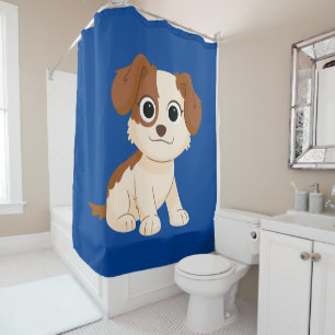 Sesame Street Elmo's Puppy Tango Shower Curtain