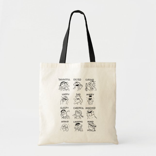 Sesame Street | Emotions & Feelings Tote Bag (Front)
