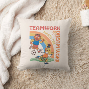 Sesame Street   Ernie & Bert Teamwork Cushion