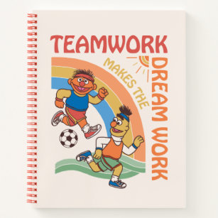 Sesame Street   Ernie & Bert Teamwork Notebook