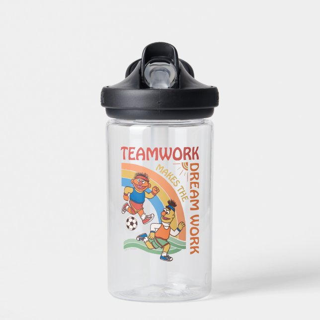 Sesame Street | Ernie & Bert Teamwork Water Bottle (Front)