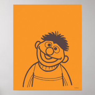 Sesame Street   Ernie Bright Poster