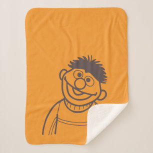 Sesame Street   Ernie Bright Sherpa Blanket