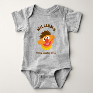 Sesame Street Ernie Family Vacation Baby Bodysuit