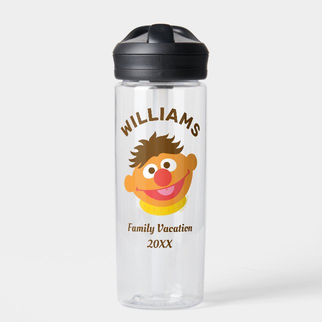 Sesame Street | Ernie Family Vacation Water Bottle (Front)