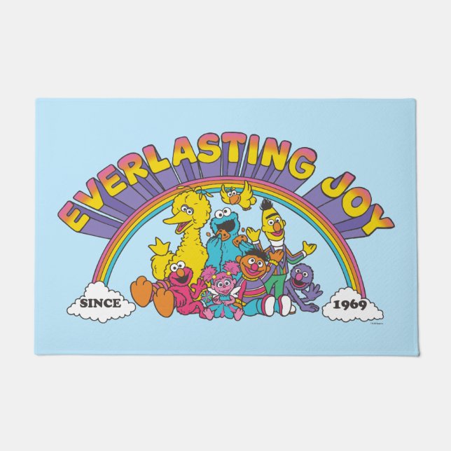 Sesame Street | Everlasting Joy Since 1969 Doormat (Front)