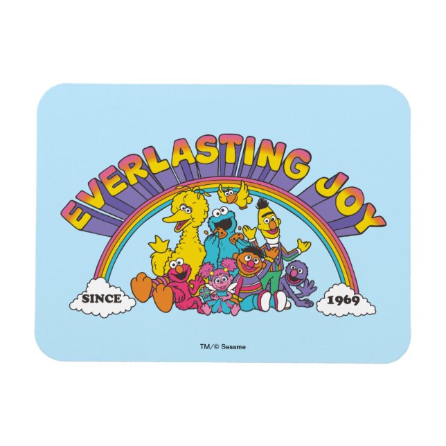 Sesame Street | Everlasting Joy Since 1969 Magnet (Horizontal)