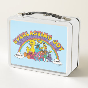 Sesame Street   Everlasting Joy Since 1969 Metal Lunch Box