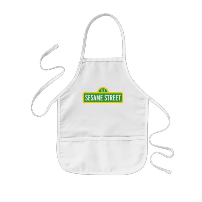 Sesame Street | Full Colour Logo Kids Apron (Front)